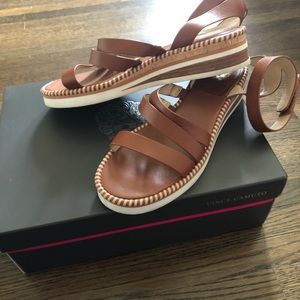 Vince Camuto Margaret’s sandal 7.5 in rich clay brown